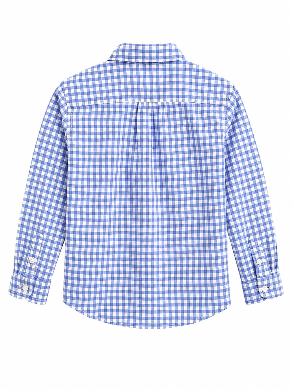 Polo by Ralph Lauren Light Blue & White Gingham Button-Down Shirt - Picture 5 of 5